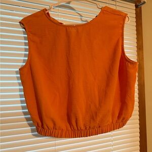Two piece orange tank/pants